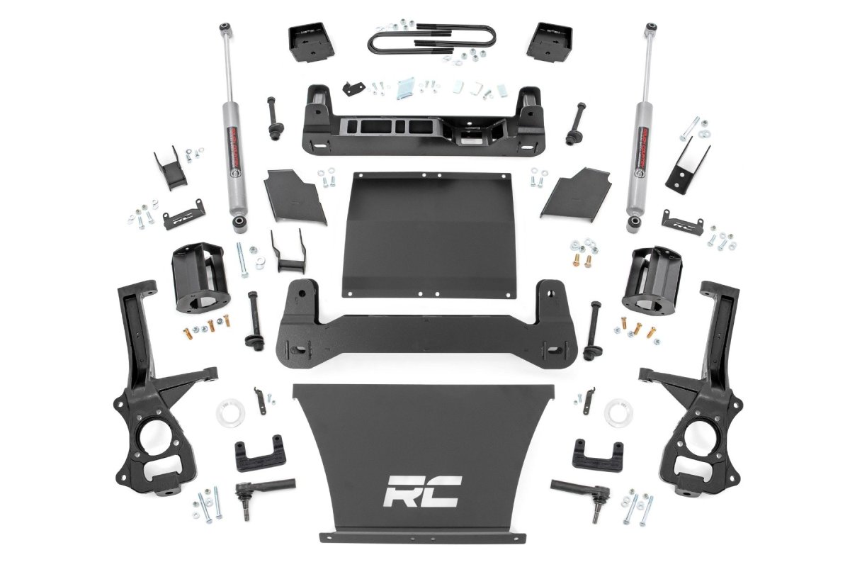 GMC Sierra 1500 Suspension Lift Kit - Rough Country - 6 Inch Lift Kit | Mono Leaf Rear - 2025+